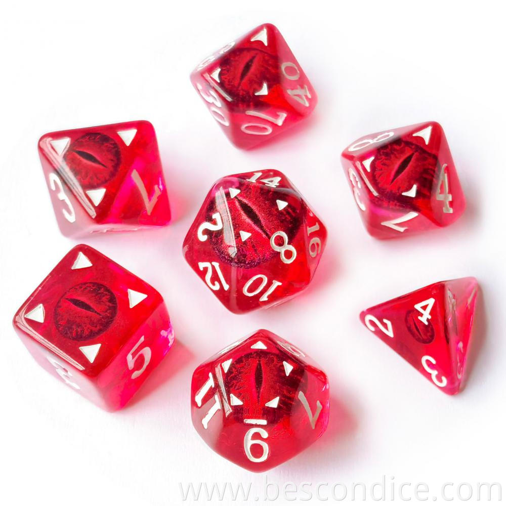 Dnd Dice Set Dragon Eye 3